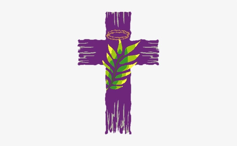 lent cross purple