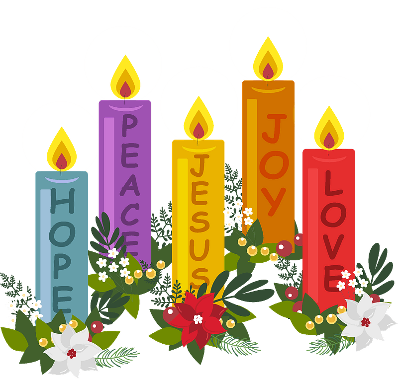 advent candles hope love joy peace christ