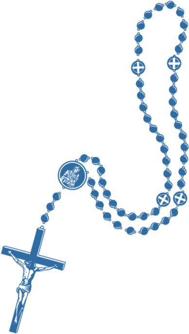 blue rosary