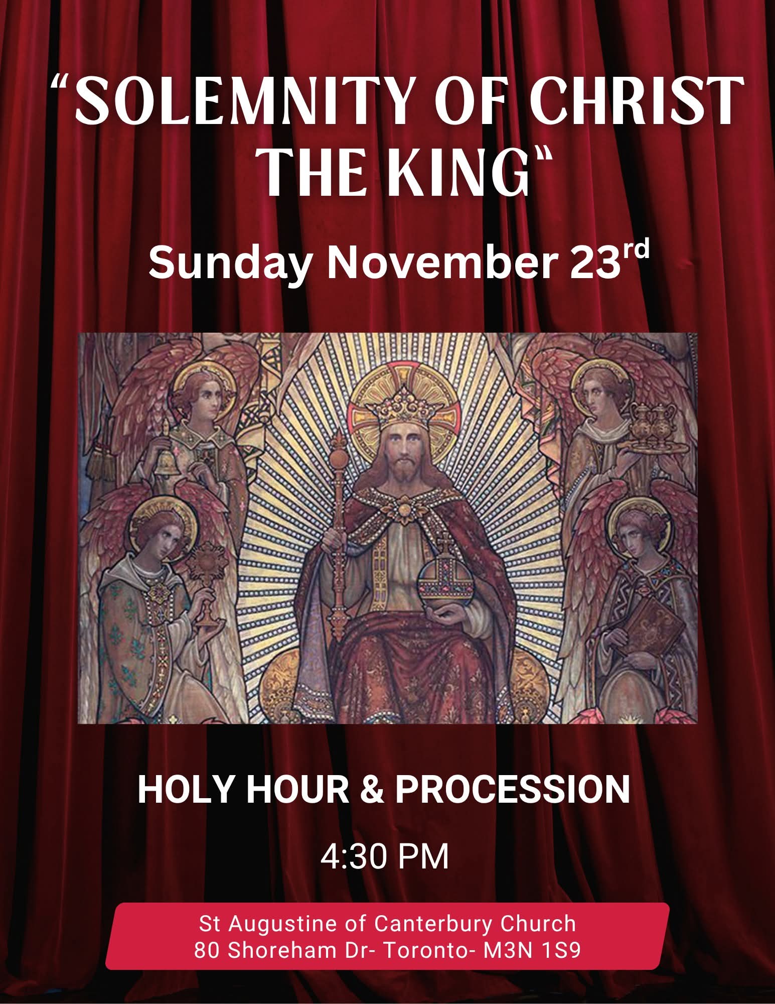 christ the king poster 2025