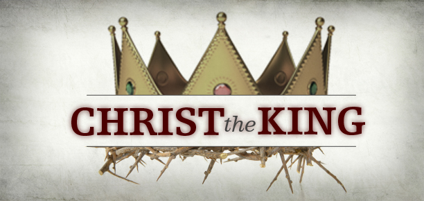 crown with words christ the king sunday