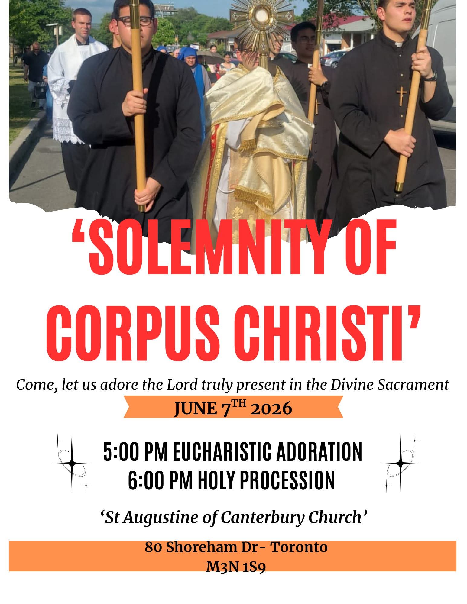 corpus christi procession 2026