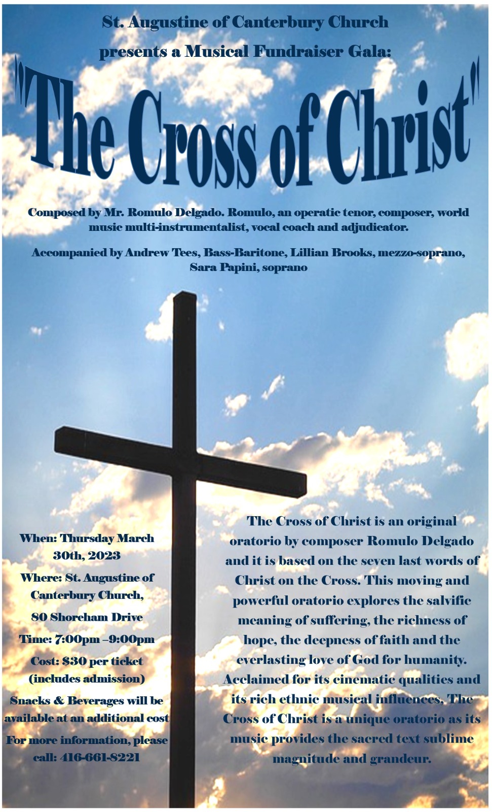 The Cross of Christ Concert Poster