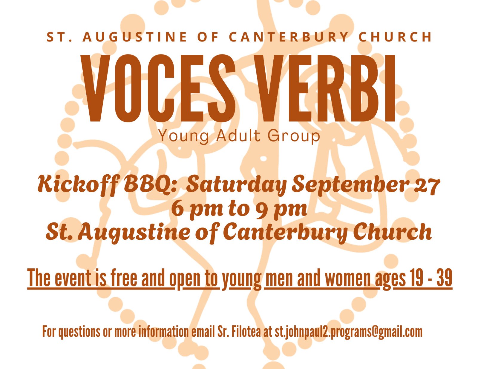 voces verbi young adult group bbq