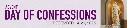 advent day of confessions 2025 banner