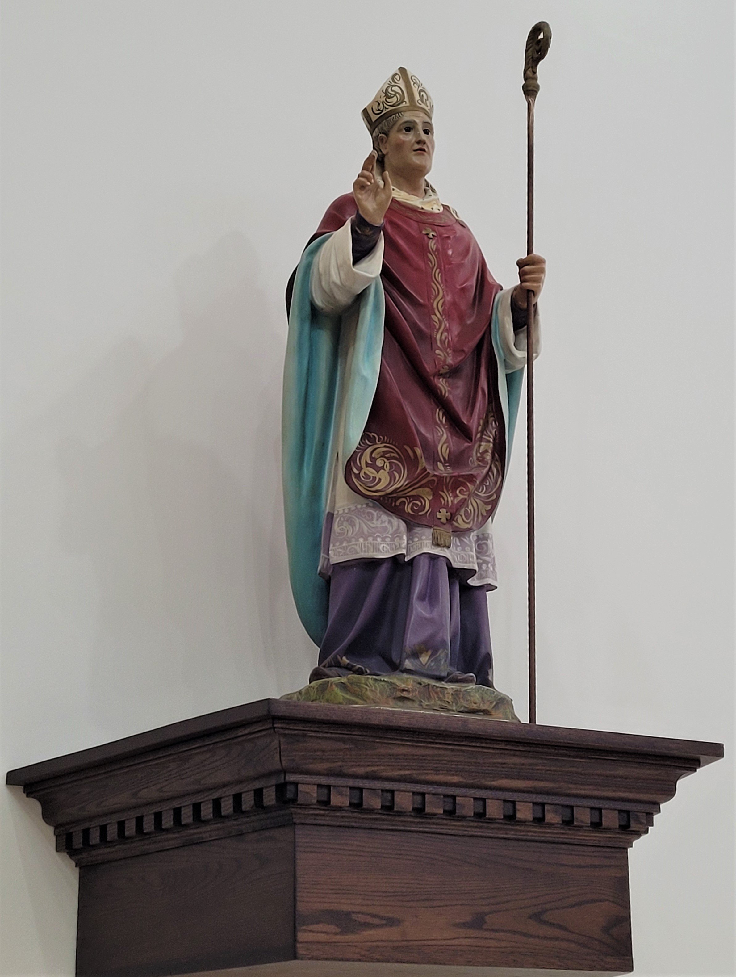 St Augustine of Canterbury statue